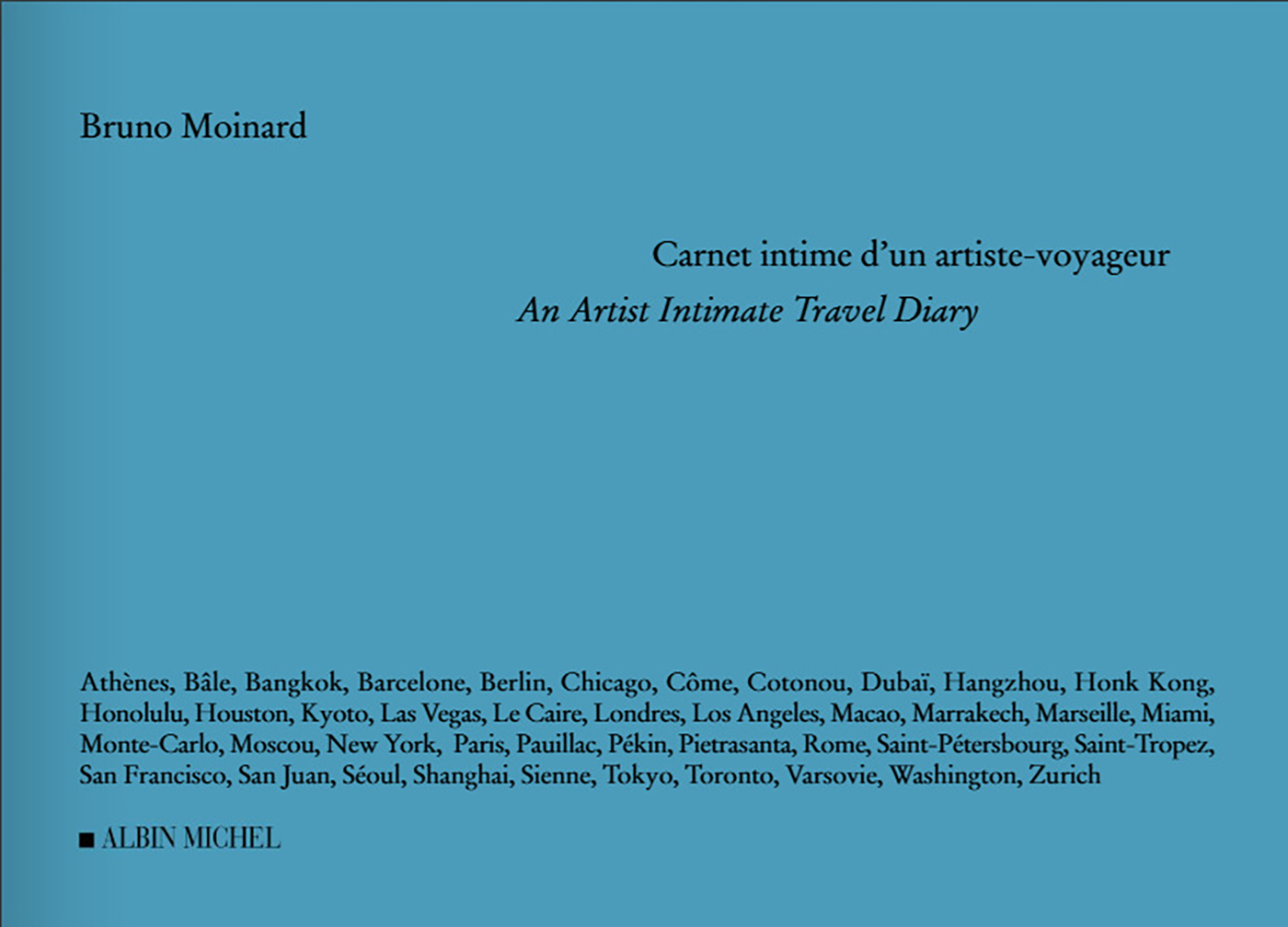 Couverture du livre Carnet intime d'un artiste-voyageur