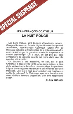 Couverture du livre La Nuit rouge