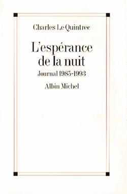Couverture du livre L'Espérance de la nuit