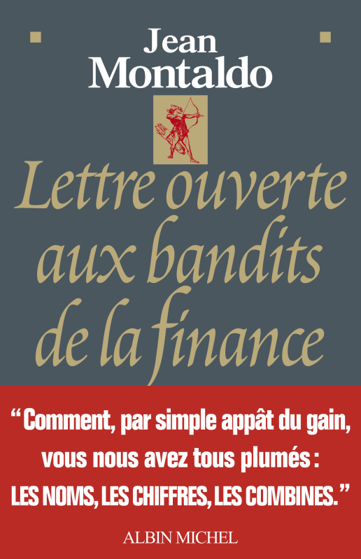 Couverture du livre Lettre ouverte aux bandits de la finance
