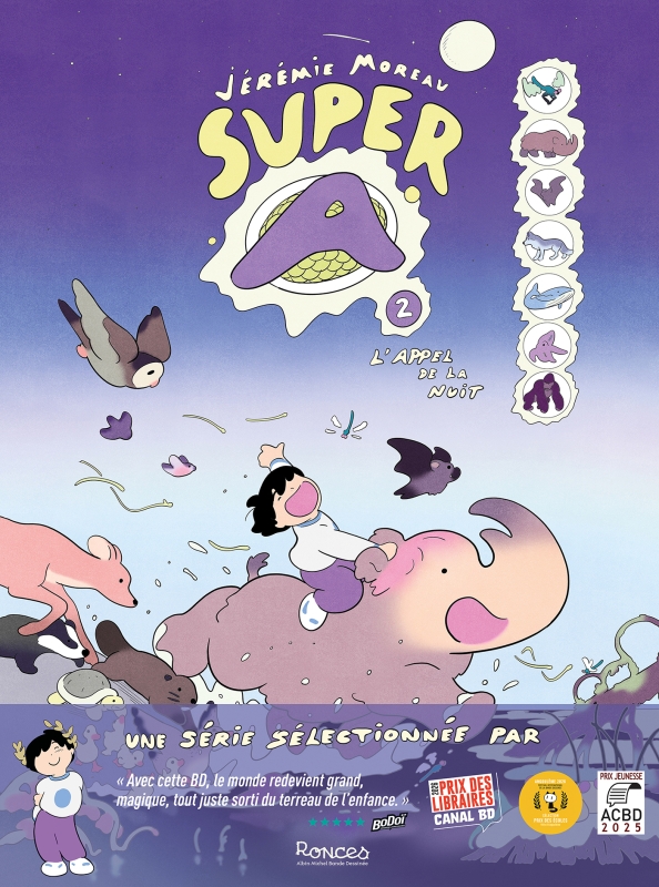 Couverture du livre Super A - tome 2 - L'Appel de la nuit