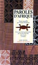 Couverture de Paroles d'Afrique
