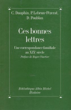 Couverture de Ces bonnes lettres
