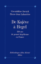 Couverture de De Kojeve à Hegel