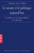 Couverture de Le Savant et le Politique aujourd'hui